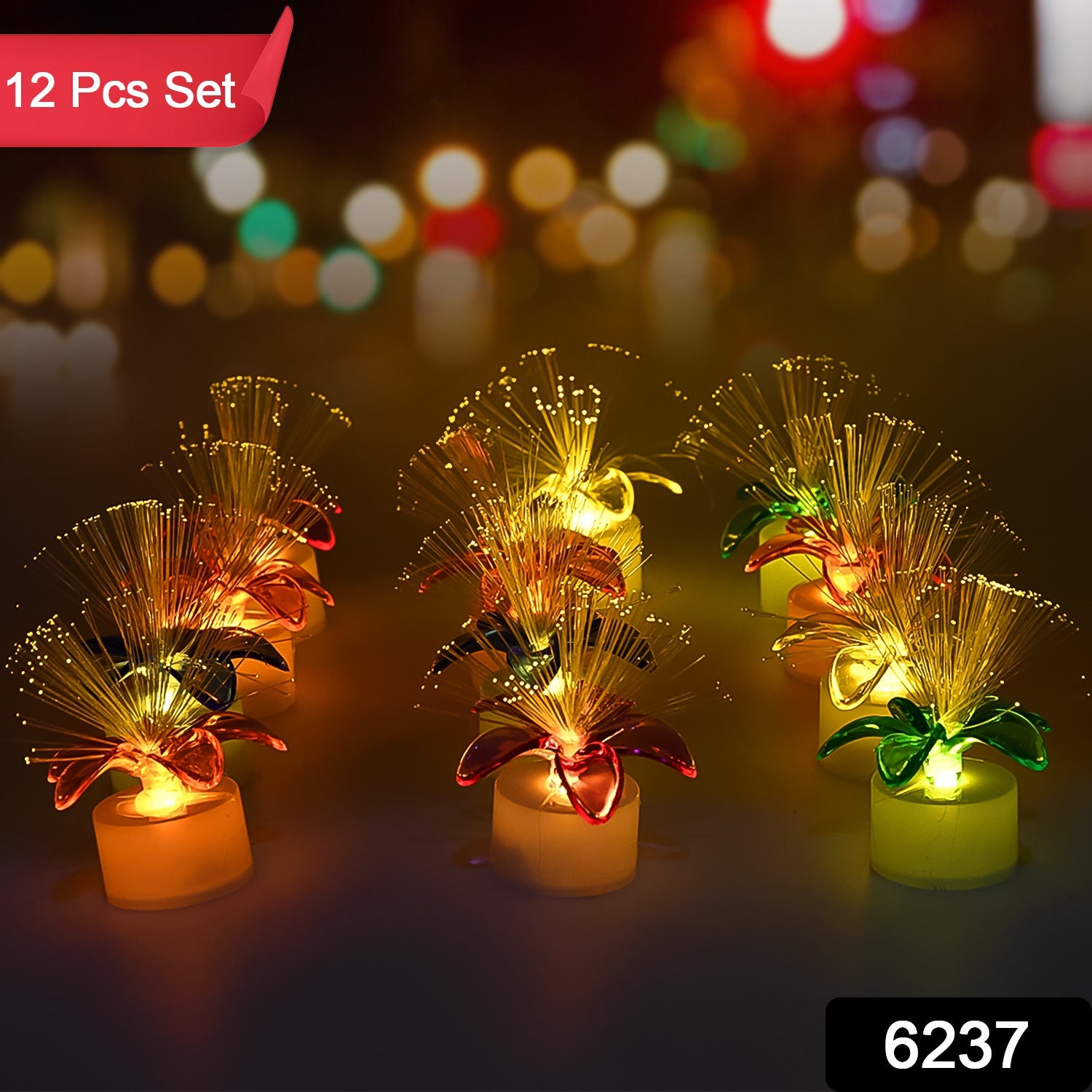 Fiber Optic LED Centerpiece – Color Changing Decor | Tidy Table Secondary image