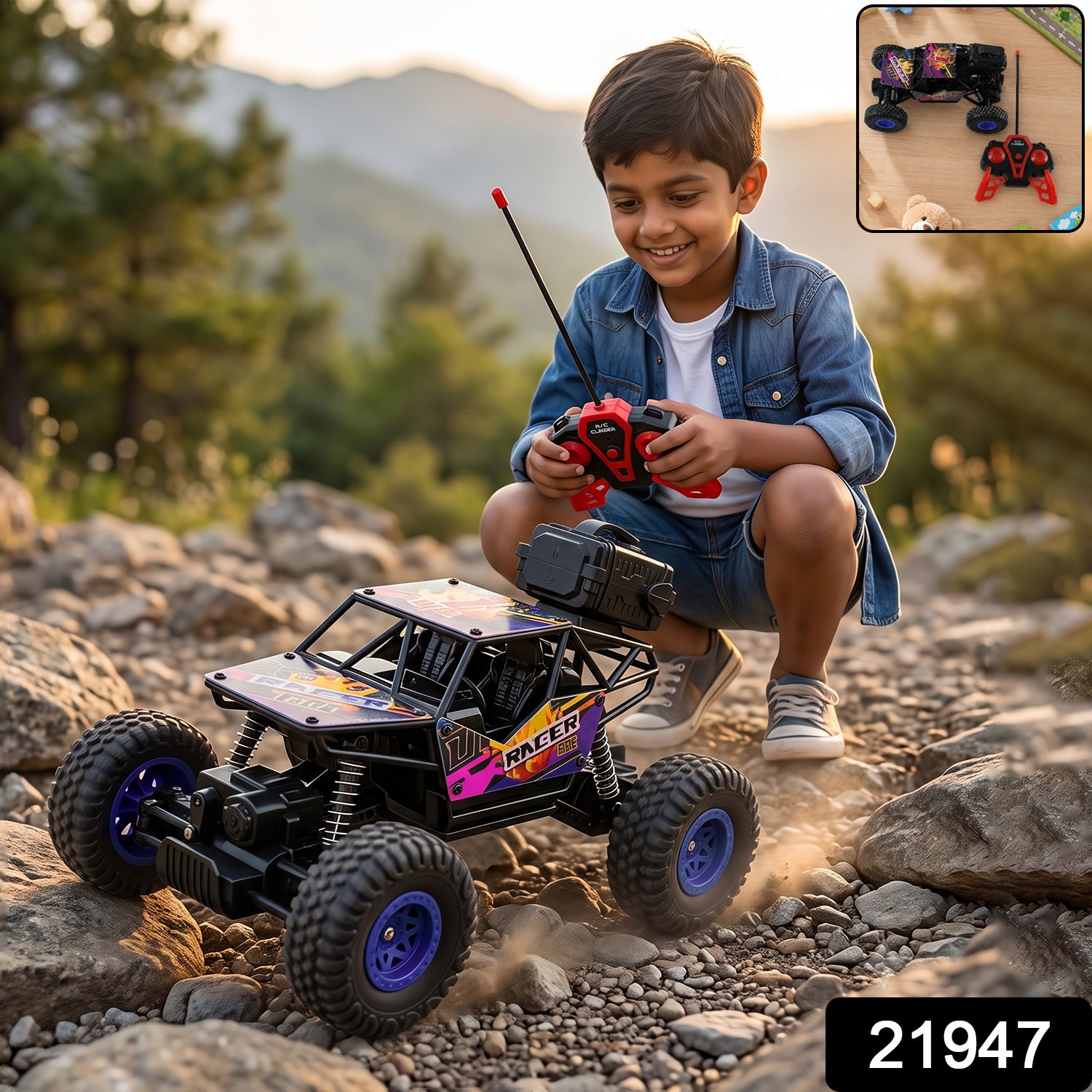 Remote Control Rock Crawler – Off-Road Adventure Toy for Kids Secondary image