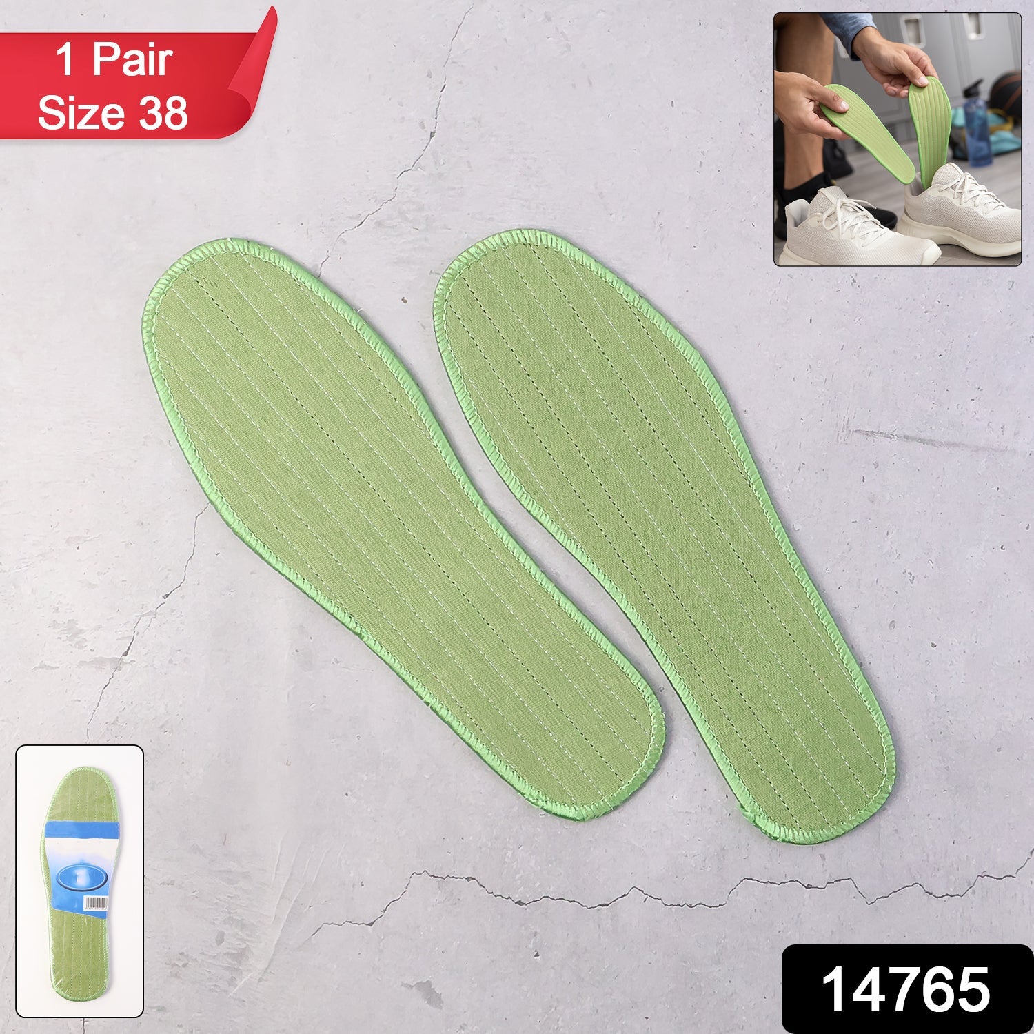 Comfort Shoe Insoles Size 38 – Soft Cushioned Support for Daily Wear Secondary image