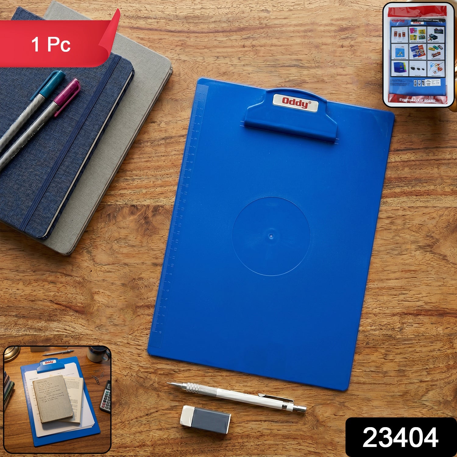Plastic Clip Board – Durable A4 Size with Secure Grip for Writing Secondary image
