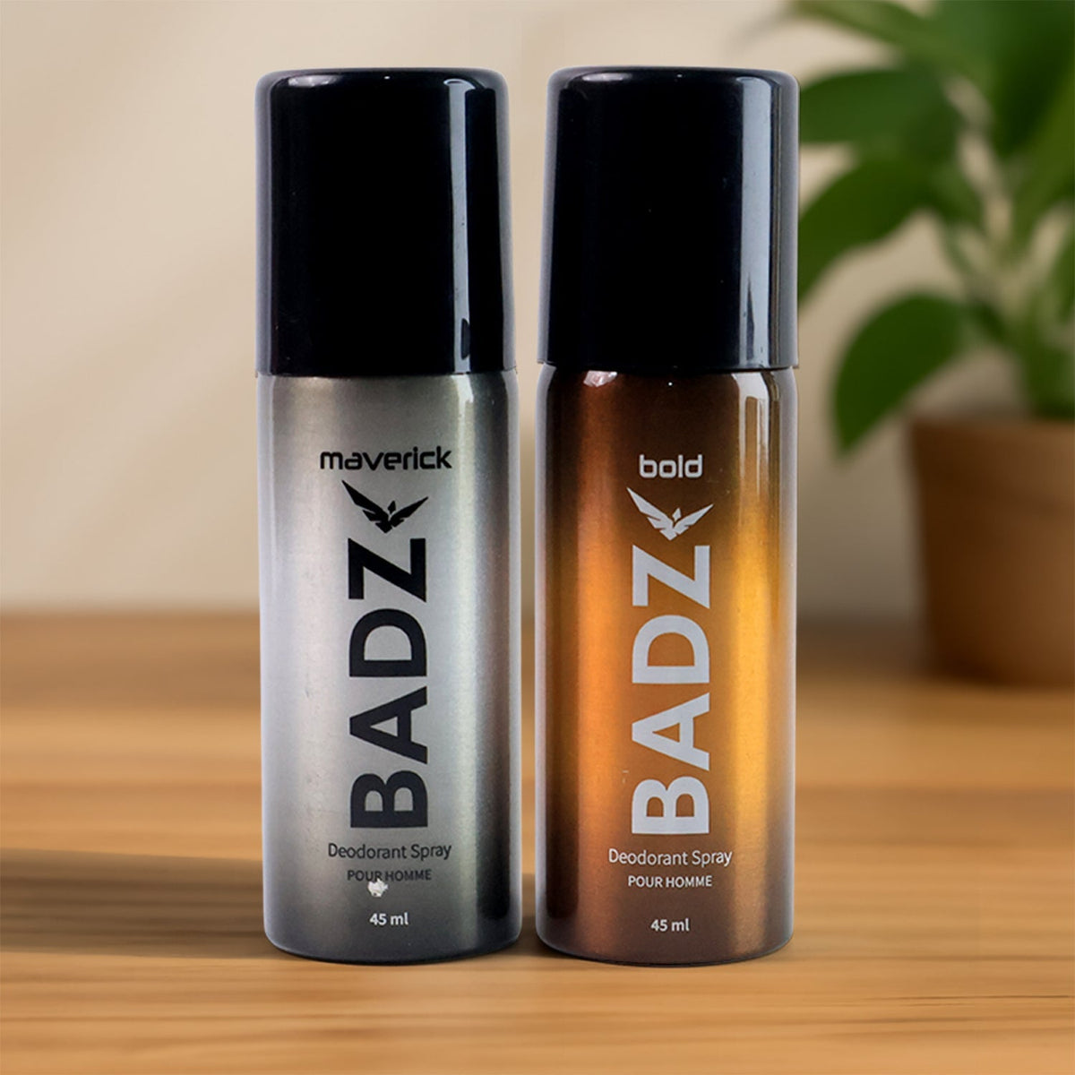 Men's deodorant body spray in compact 45ml bottle with fresh fragrance Main image