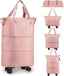 Duffle Trolley Bag – Large Foldable Travel Bag with Wheels & Adjustable Handles