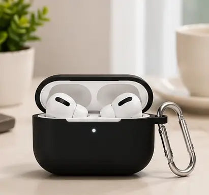 Bluetooth 5.1 TWS Wireless Earbuds with Silicone Protective Case – Touch Control, HD Mic & Charging Case for Android & iOS