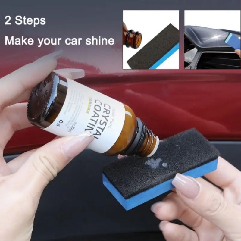Crystal Coating for Car and Bike Outdoor Plastic Parts, 30 ML, 1 Pc