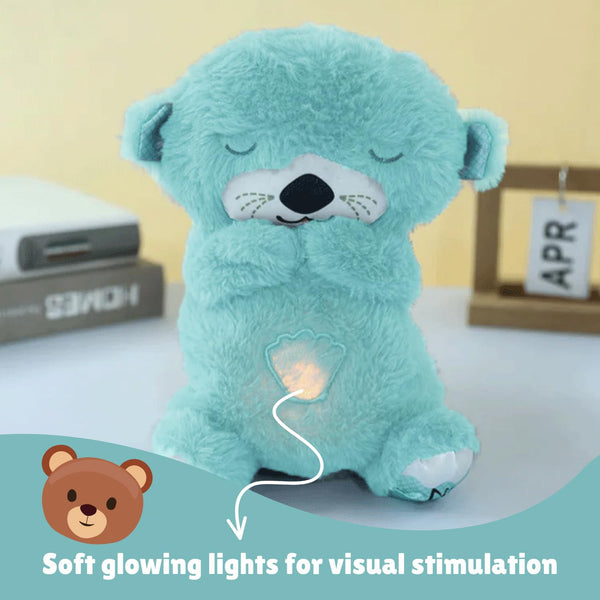 Portable LED light teddy bear toy ideal for toddlers