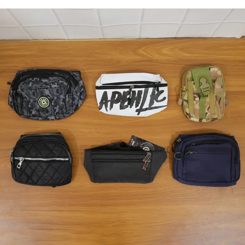 Multipurpose Waist Bag for Men & Women – Lightweight Travel Fanny Pack with Zipper Compartments