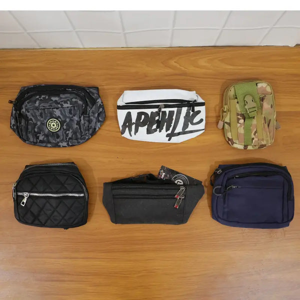 Multipurpose Waist Bag for Men & Women – Lightweight Travel Fanny Pack with Zipper Compartments