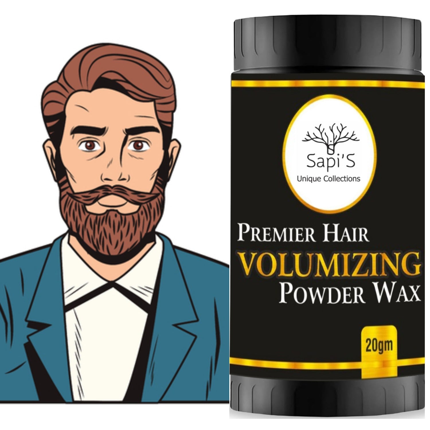 Volumizing Powder Wax for Strong Hold Styling Hair Powder Secondary image