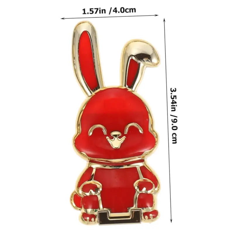 Cute Rabbit Mobile Phone Stand – Adorable Bunny Desk Holder for Smartphone & Tabletop Use