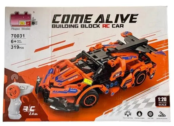 Lego based Lamborghini RC Car Kit for Kids & Adults | 2.4GHz Remote Control DIY Sports Car | Rechargeable STEM Building Toy with Openable Doors Secondary image