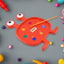 Fu Fu Monster Balance Ball Game – Kids Early Learning Skill Toy with Stick & Color Balls (Multicolor)