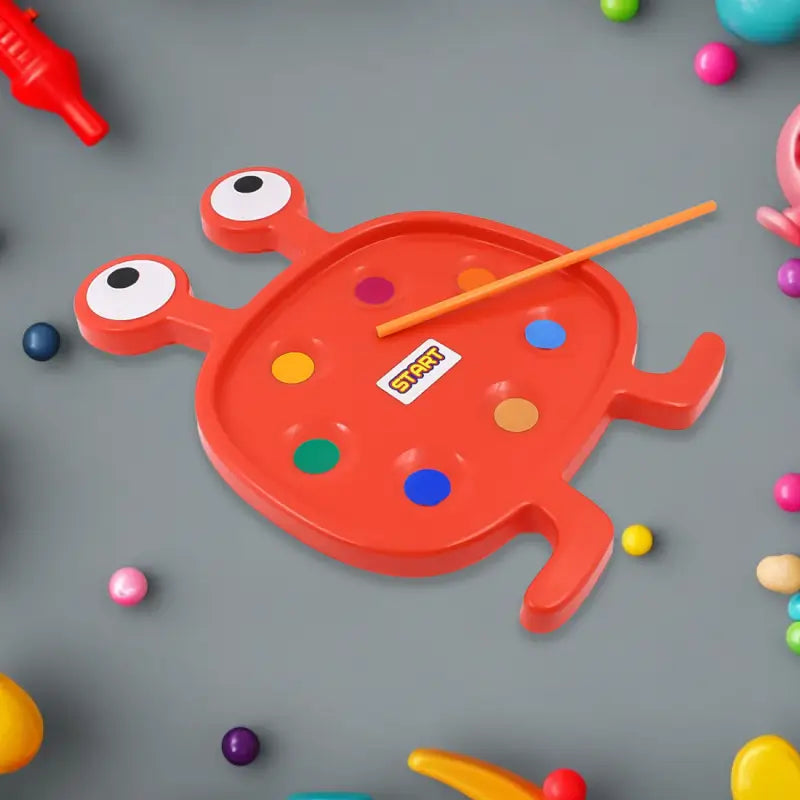 Fu Fu Monster Balance Ball Game – Kids Early Learning Skill Toy with Stick & Color Balls (Multicolor) Main image