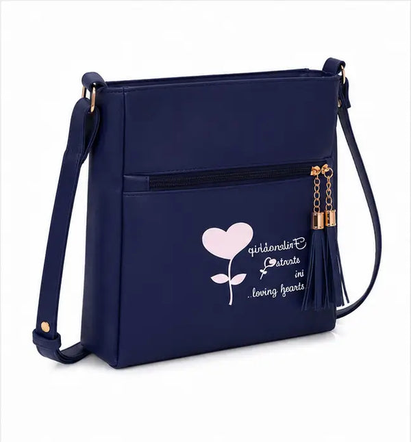 Women's Printed PU Leather Sling Bag | Stylish Crossbody Shoulder Bag for Daily Use