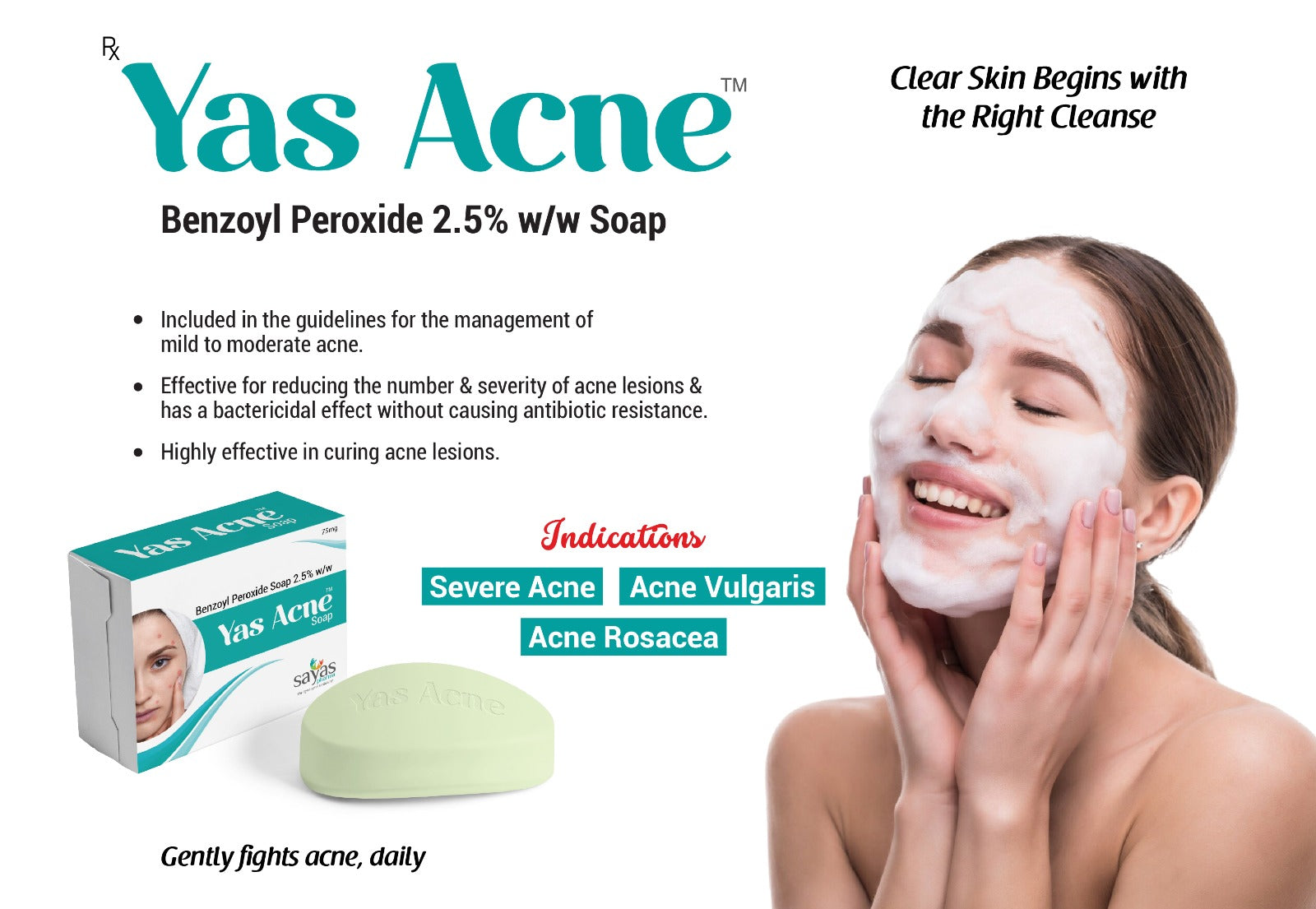 Yas Acne Soap ( Pack Of 2 ) Secondary image