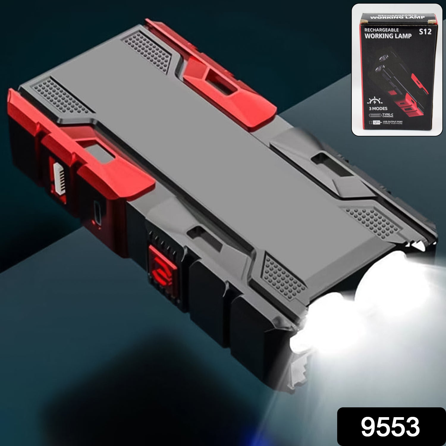 Mini LED Flashlight with Power Bank – USB Rechargeable, 3 Modes | Phonixio Secondary image